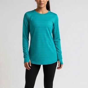 Zyia Chill Perforated Athletic Top • Long Sleeve • Size Small